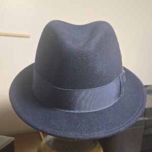 Men's Classic Navy Fedora Hat
